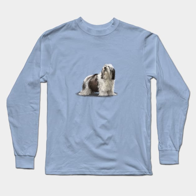 Polish Lowland Sheepdog Long Sleeve T-Shirt by Elspeth Rose Design